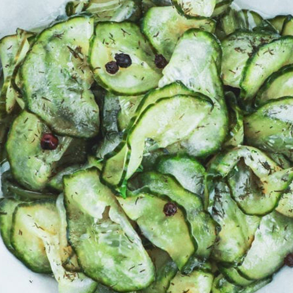 Agurksalat (Pickled Cucumbers)